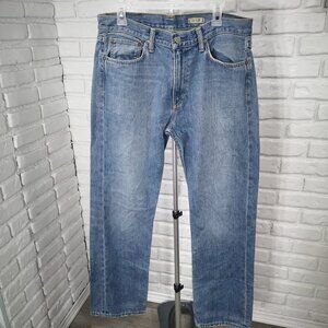 Polo #15941 Vintage Ralph Lauren Medium Wash Men's Size 33/32 Blue Jeans